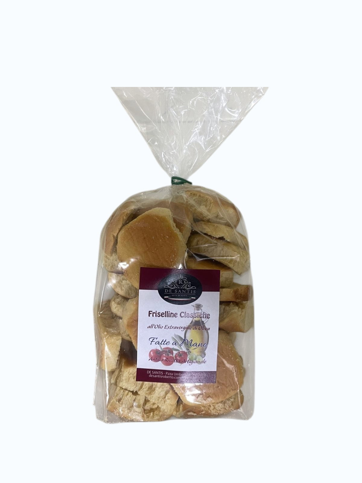 Friselline Atrigianali all’ Olio Extraverggine di Oliva Fatte a Mano 300g.